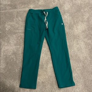 FIGS Scrubs Yola Pants Women Medium Technical Collection Bottoms Green TW2000R